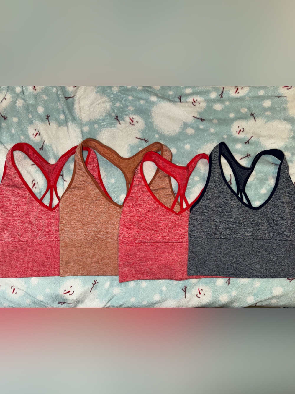 Bundle of 4 VS PINK Seamless Sports Bras